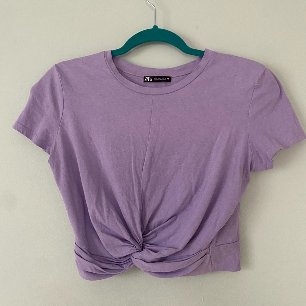 zara crop top
